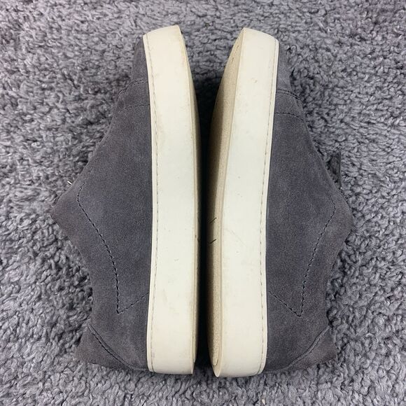 Frye Lena Zip Low Sneaker Shoes Women's Size 6 M Gray Suede - Picture 4 of 8